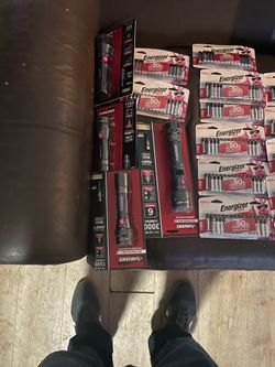 Batteries and flashlights