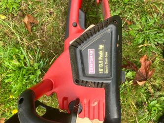 Craftsman electric chain saw 16inch bar