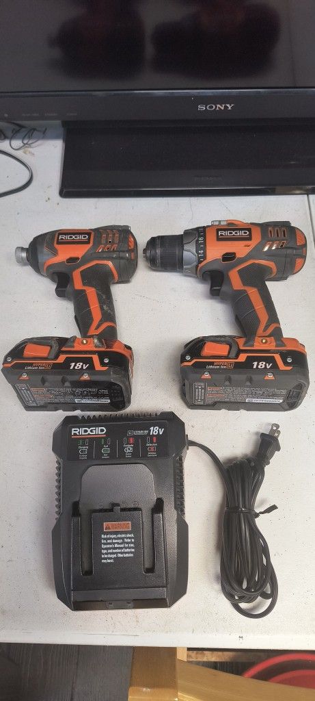Ridgid Drill Set