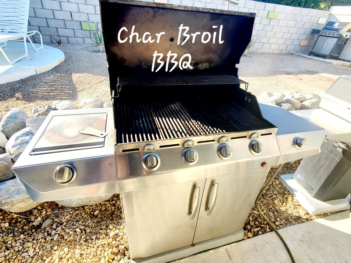 Stainless BBQ Char Broil Natural Gas