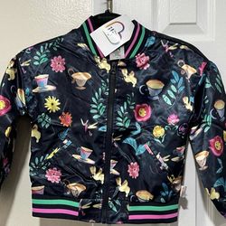 NWT Disney ILY 4ever. The Mad Tea Party  Teacups Jacket. Size: Kids 5/6