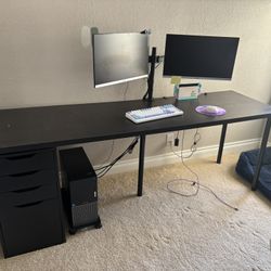 IKEA Desk With Alex Drawer