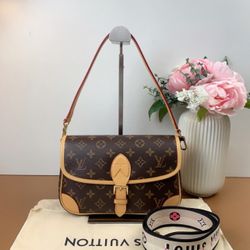 Brand New!LV Monogram Diane Shoulder Bag