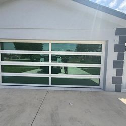 Impacto glass garage doors