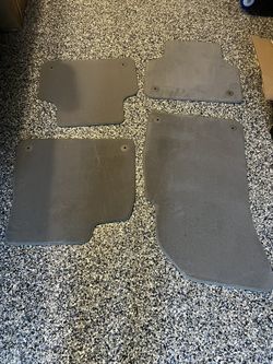Audi Q7 Floor Mats Gray (cloth) 2018-2025