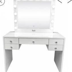 Vanity Makeup With Mirror , Available In White,aPink And Black Financing available