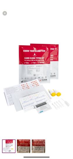 At-home blood type tester