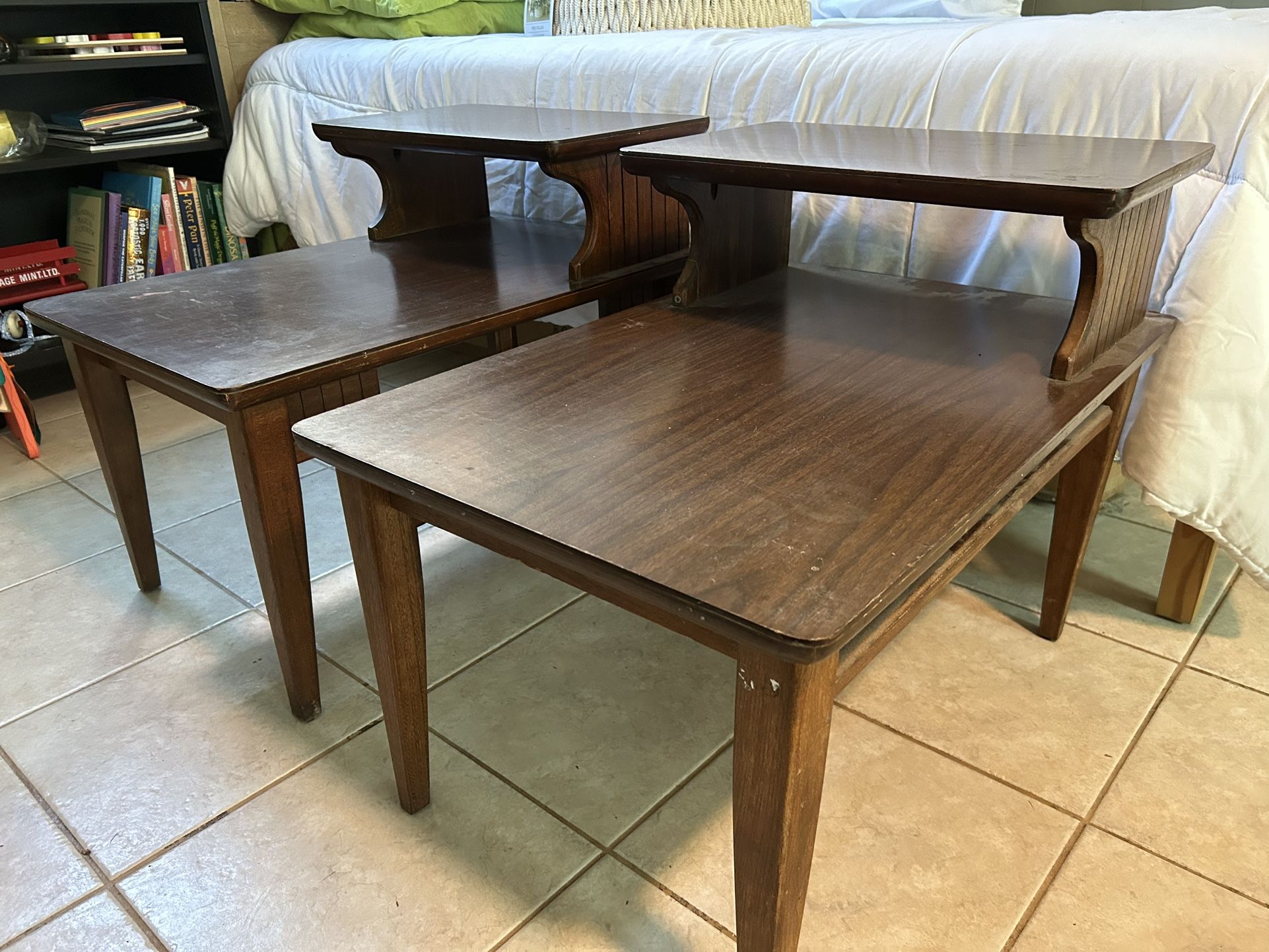 Mid-century End Tables- Priced For Both. Best Offer!