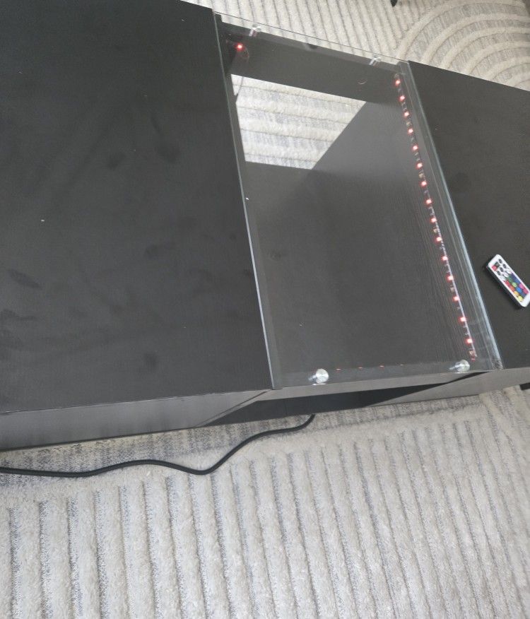Coffee Table With Lights And Drawers