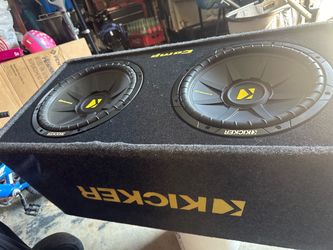 2 12in kicker with kicker comp box