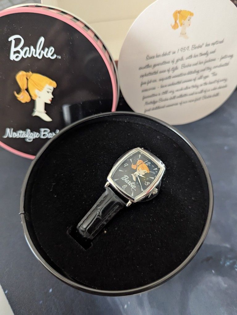 2002 Avon Nostalgic Barbie Watch