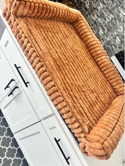 XL VELVET PET SOFA ORTHOPEDIC