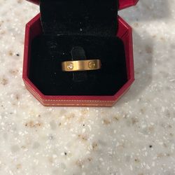 GoldPlayed Cartier Ring