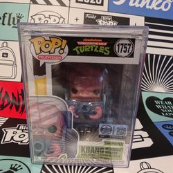Funko Pop Teenage Mutant Ninja Turtles Krang In Bubble Walker Limited Edition 3500 Pcs