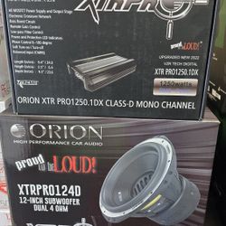 Orion Xtr Subwoofers Amplifier 