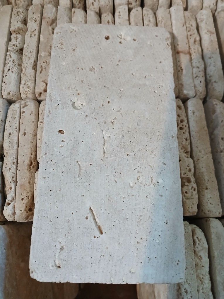 Approx 100 Pieces Travertine 6x3 Tile