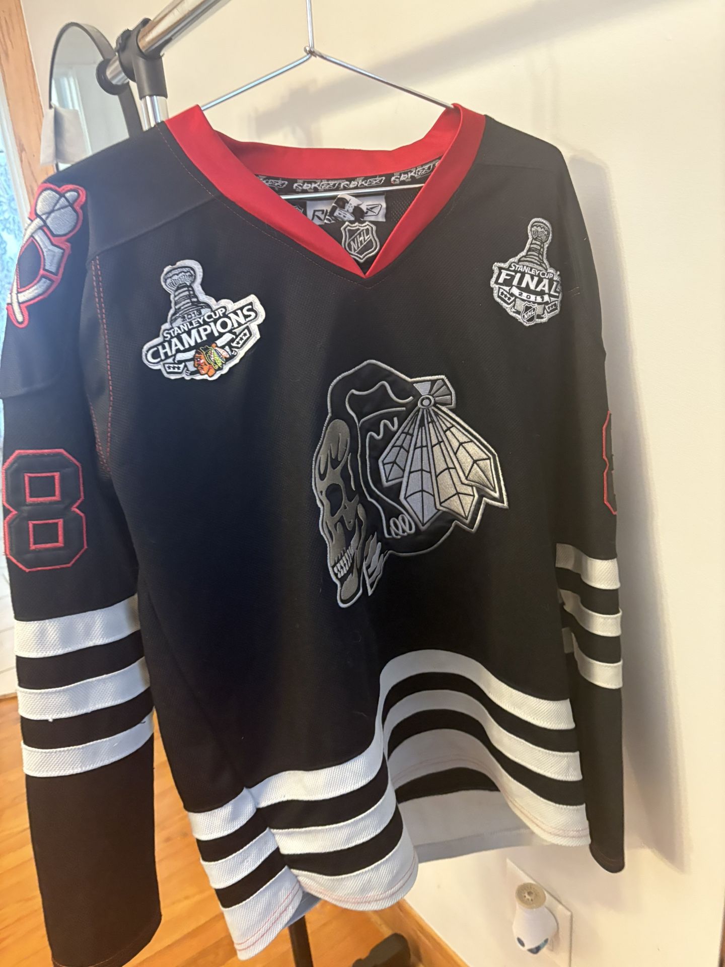 Patrick Kane #88 2013 Blackhawks Skull Jersey – Size 48 (Limited Edition)