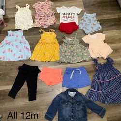 12m babygirl summer clothes