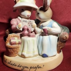 Vintage Avon Precious Moments Rabbit Figurine
