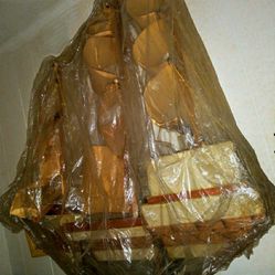 Large Model Ship, Sailboat, Boat with Exquisite Detail - Collector's Item