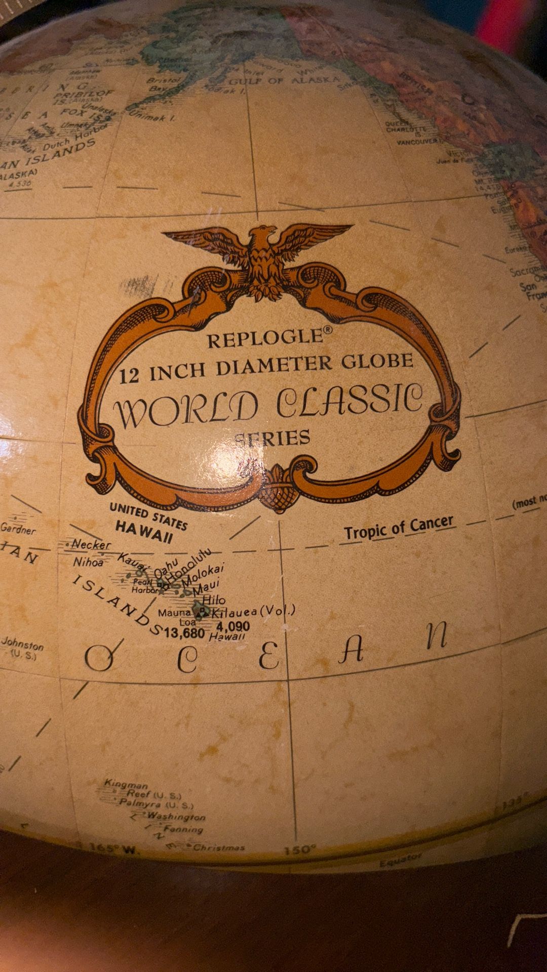 Antique Replogle Globd