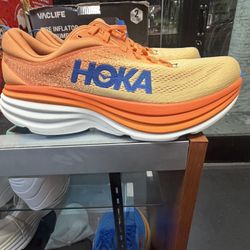 Hoka Bondi 8 Impala Mock /orange Size 11 New