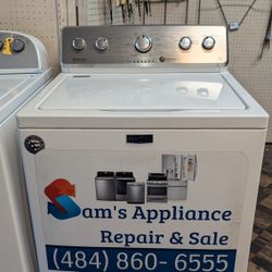 Maytag Top Load Washing Machine 90 Days Warranty.