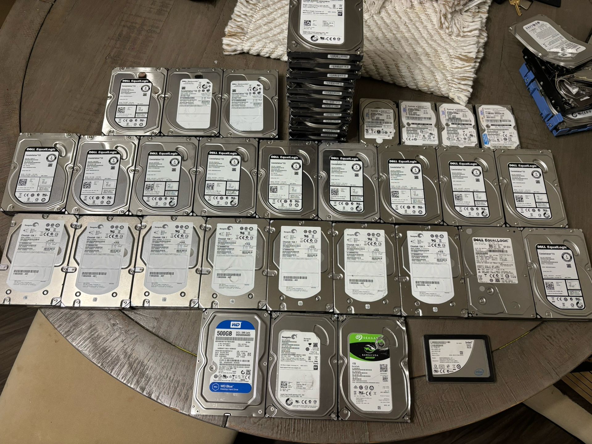 Lot Of 50 Hard Drives ( Not Sure If They Are Working)