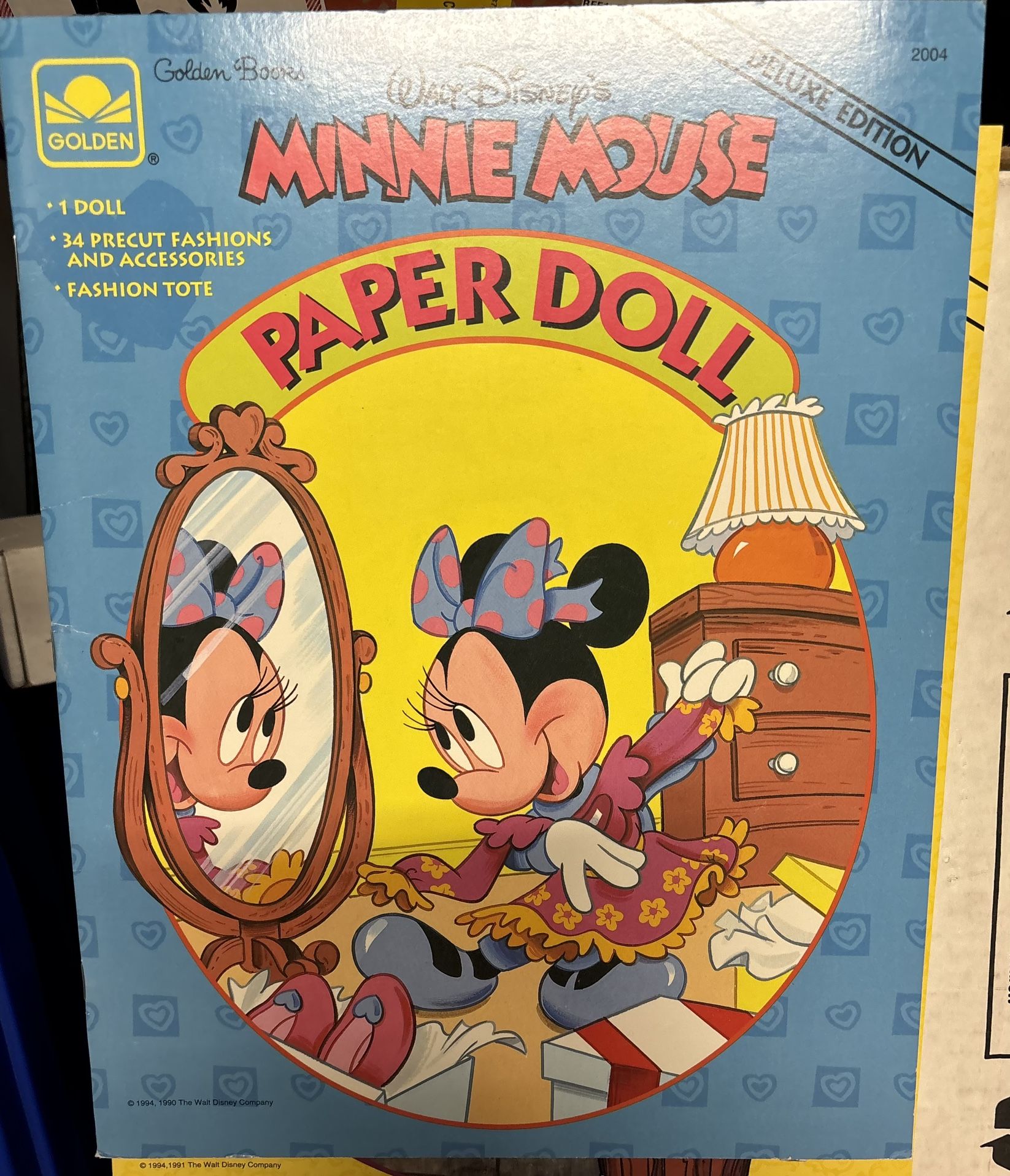 Disney Minnie Mouse Paper Dolls Vintage