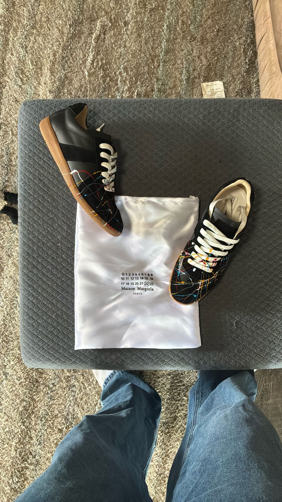 Maison Margiela Gats Paint Splatter