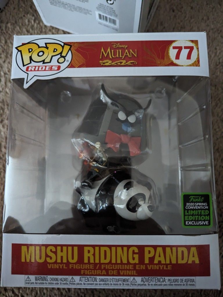 Funko pop Mushu Riding Panda