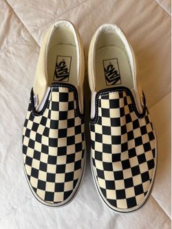 Vans Classic Checkerboard Platform Slip-On Sneakers women’s size 9