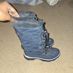 Navy Blue Boots