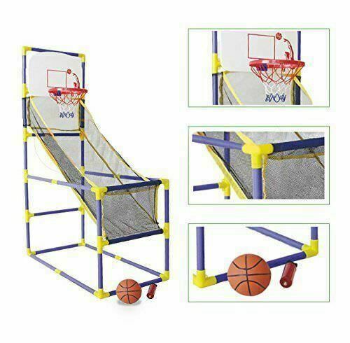 Indoor Outdoor Family Basketball Hoop Arcade Room Game Children's Ball & Pump