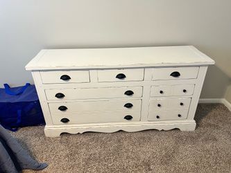 Rustic Wood Bedroom Set- Dresser and Nightstand