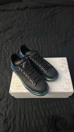 Alexander McQueen Oversized Sneakers Black Iridescent