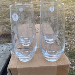 🌷🌷🌷vasos Altos Princess House 🌺🌺🌺