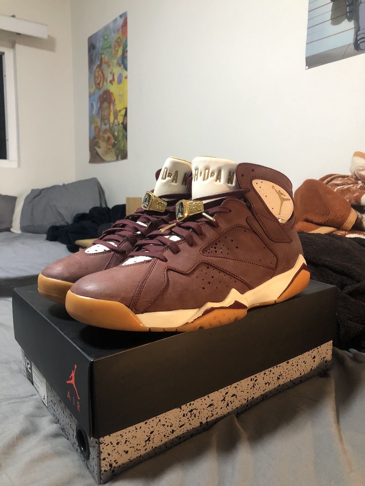 Jordan 7 Retro “Cigar” Championship Pack