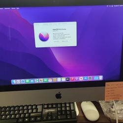 Deal of the day - 2015 iMac 21.5" Intel Core (contact info removed), 8GB Ram, 1TB HDD macOS Monterey, Apple Keyboard and Mouse. 