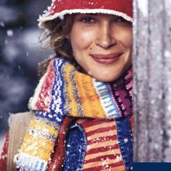 Gap 2003 Holiday Fair Isle 100% Lambswool Scarf