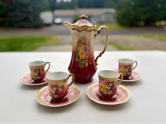 Vintage Chocolate Pot Set
