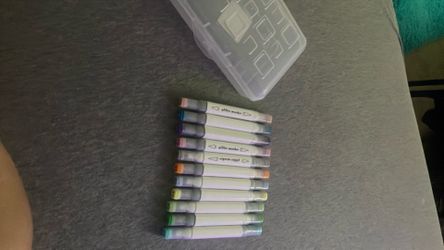 11 pack dual tip glitter marker