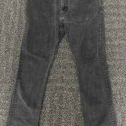 Eddie Bauer Mens Jeans Size 38x30 Slim Fit Straight Leg Denim Dark Wash