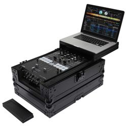 Odyssey FZGS10MX1XDBL, 10″ Format DJ Mixer Case with Extra Deep Rear Compartment - Black