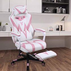 Zeanus Gamer Office Pink Chair