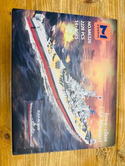 Mould King USS Missouri Battleship Building Set 2228 Pcs