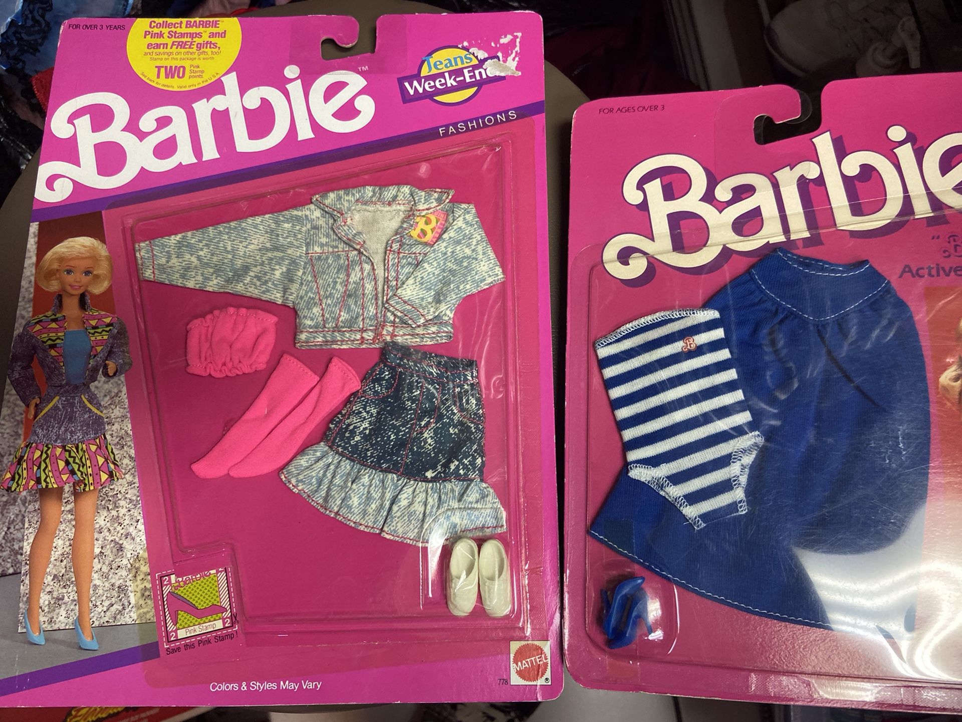 Barbie clothes collection