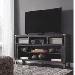 New Large Black Ashley Brand TV Stand / Accent Cabinet / Shelf 