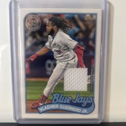 ⚾🔷 VLADIMIR GUERRERO JR. — 2024 TOPPS 1989 TOPPS BASEBALL RELIC #89-BR-VG 🔷⚾