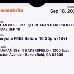 I Have 3 Of These Tickets